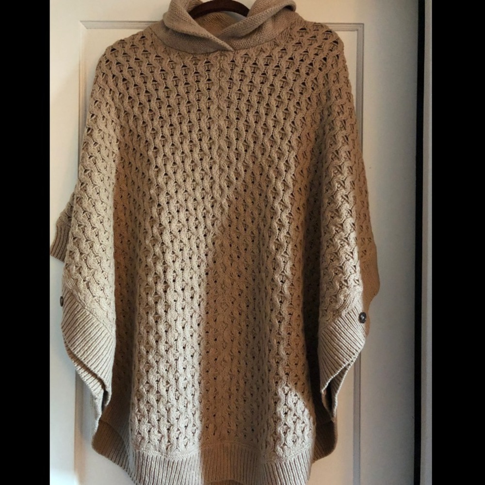 Talbots Chunky Knit Cape